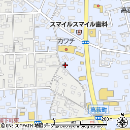栃木県佐野市高萩町471周辺の地図