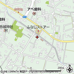 栃木県足利市上渋垂町527周辺の地図