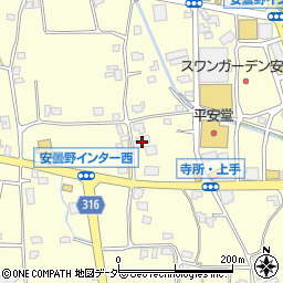 長野県安曇野市豊科南穂高寺所136周辺の地図