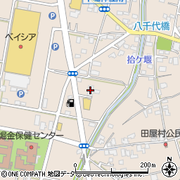 ホンダカーズ松本南堀金店工場周辺の地図