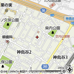 栃木県小山市神鳥谷2丁目12周辺の地図