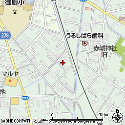 栃木県足利市上渋垂町33周辺の地図