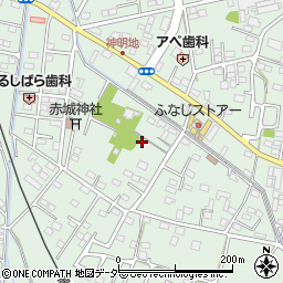 栃木県足利市上渋垂町206-1周辺の地図