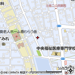 栃木県小山市土塔40周辺の地図
