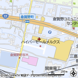 ダイソーミスターマックス倉賀野ＳＣ店周辺の地図