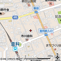 長野県安曇野市豊科新田4814周辺の地図