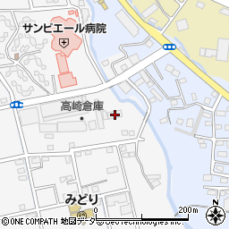高崎倉庫株式会社　本社周辺の地図