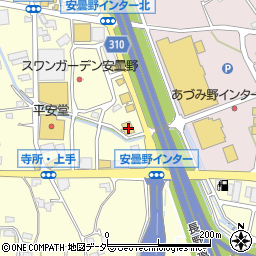 長野県安曇野市豊科南穂高寺所1102周辺の地図