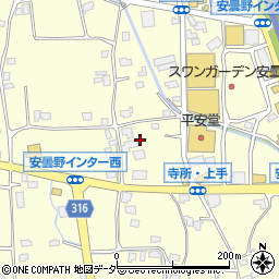 長野県安曇野市豊科南穂高134周辺の地図