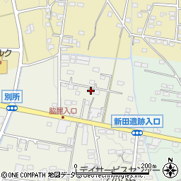 群馬県太田市別所町569周辺の地図