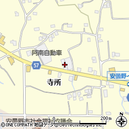長野県安曇野市豊科南穂高寺所628周辺の地図