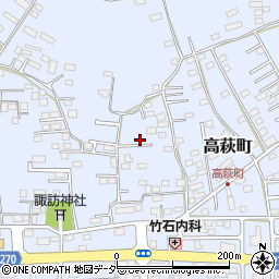 栃木県佐野市高萩町268周辺の地図