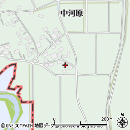 栃木県小山市中河原348周辺の地図