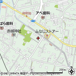 栃木県足利市上渋垂町224周辺の地図