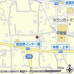 長野県安曇野市豊科南穂高寺所115周辺の地図