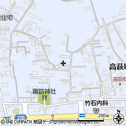 栃木県佐野市高萩町275周辺の地図