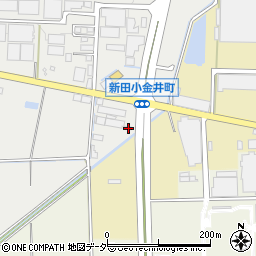 群馬県太田市新田小金井町163-1周辺の地図