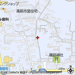 栃木県佐野市高萩町304周辺の地図