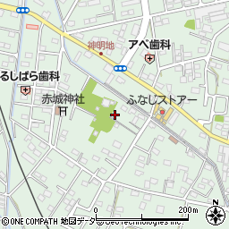 栃木県足利市上渋垂町223周辺の地図
