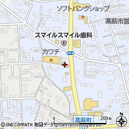栃木県佐野市高萩町470周辺の地図