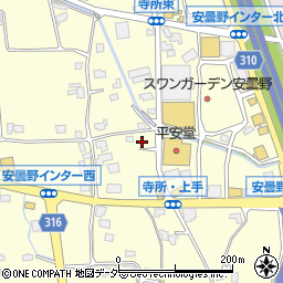 長野県安曇野市豊科南穂高139-3周辺の地図