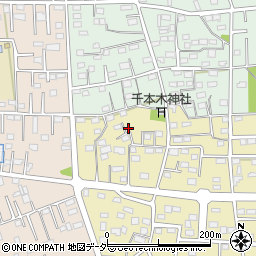 群馬県伊勢崎市南千木町2279周辺の地図