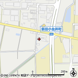 群馬県太田市新田小金井町159周辺の地図