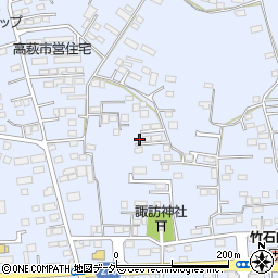 栃木県佐野市高萩町297周辺の地図