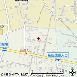 群馬県太田市別所町581周辺の地図
