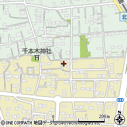 群馬県伊勢崎市南千木町1823周辺の地図