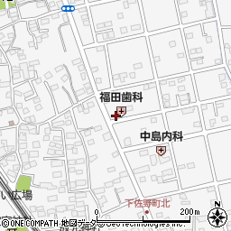 群馬県高崎市下佐野町3周辺の地図