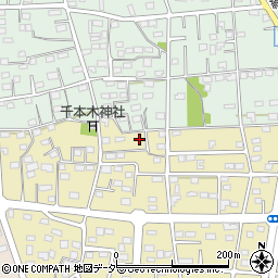 群馬県伊勢崎市南千木町1911周辺の地図