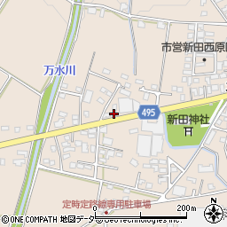 長野県安曇野市豊科新田5171-8周辺の地図
