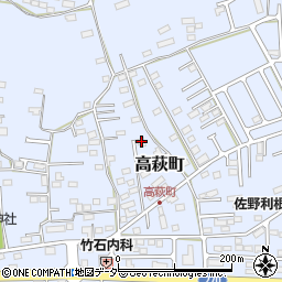 栃木県佐野市高萩町260周辺の地図