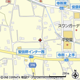 長野県安曇野市豊科南穂高寺所96周辺の地図