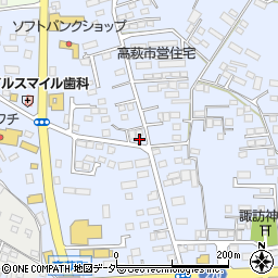 栃木県佐野市高萩町546周辺の地図