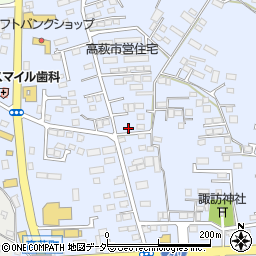 栃木県佐野市高萩町547周辺の地図