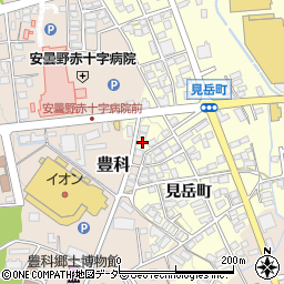 長野県安曇野市豊科南穂高4263-14周辺の地図