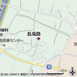 茨城県笠間市長兎路550周辺の地図