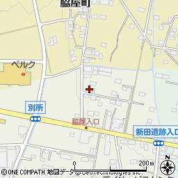群馬県太田市別所町577周辺の地図