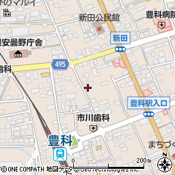 長野県安曇野市豊科5968周辺の地図