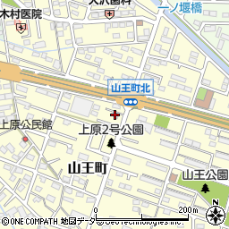 群馬県伊勢崎市山王町157-5周辺の地図