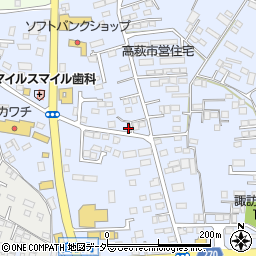 栃木県佐野市高萩町544周辺の地図