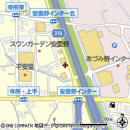 長野県安曇野市豊科南穂高寺所1104周辺の地図