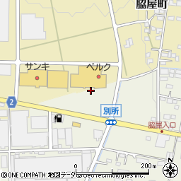 群馬県太田市別所町329-1周辺の地図