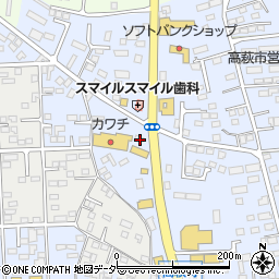 栃木県佐野市高萩町469周辺の地図