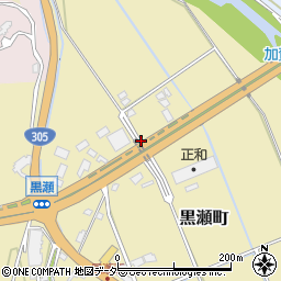 石川県加賀市黒瀬町（ル）周辺の地図