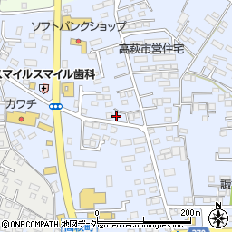栃木県佐野市高萩町536周辺の地図