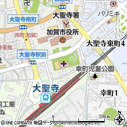 加賀市役所　社会福祉協議会周辺の地図