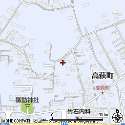 栃木県佐野市高萩町270周辺の地図